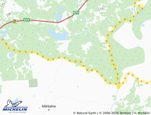 Carte MICHELIN Korgõssaarõ - ViaMichelin