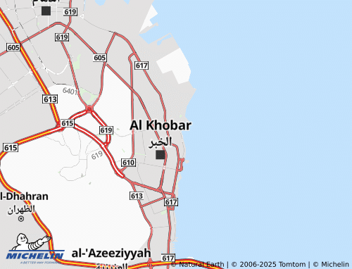 Carte MICHELIN al-Kourneesh - ViaMichelin