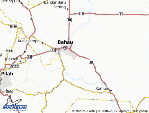 MICHELIN Taman Bahau map - ViaMichelin