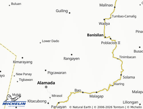 MICHELIN Rangayen map - ViaMichelin