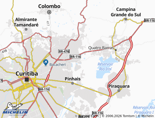 MICHELIN Mauá map - ViaMichelin