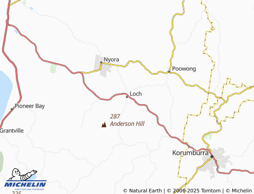 MICHELIN Loch map - ViaMichelin