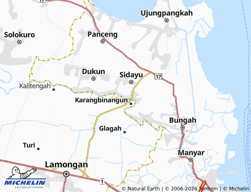 Mappa MICHELIN Kalirejo - ViaMichelin