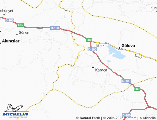 Mappa MICHELIN İlyasköy - ViaMichelin