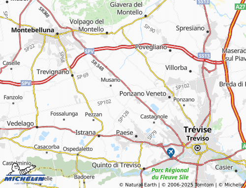 MICHELIN Case Rossi map - ViaMichelin