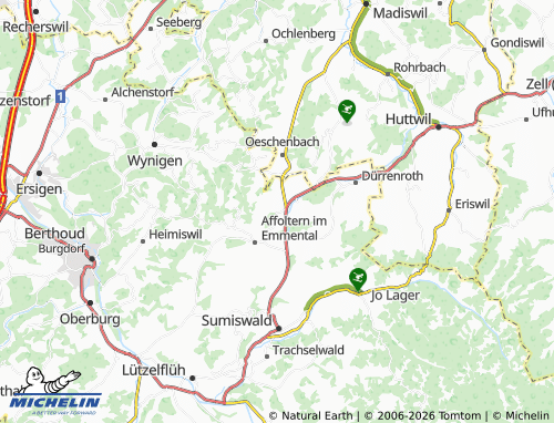 MICHELIN Herbrig map - ViaMichelin