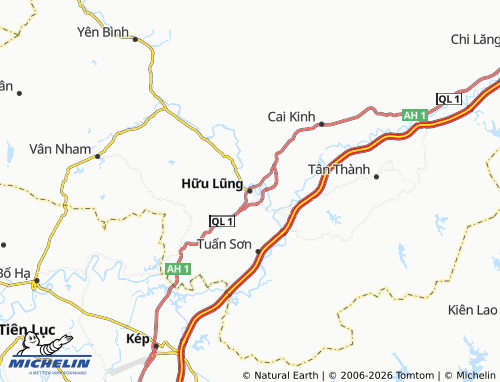 Kaart MICHELIN Hữu Lũng - ViaMichelin