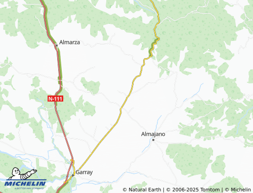 MICHELIN Ausejo de la Sierra map - ViaMichelin
