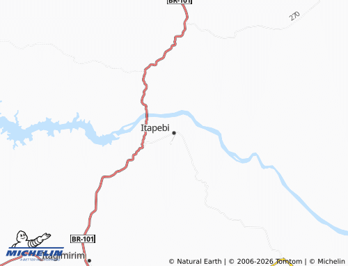 Mappa MICHELIN Itapebi - ViaMichelin