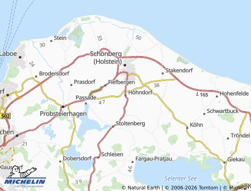 MICHELIN Höhndorf map - ViaMichelin