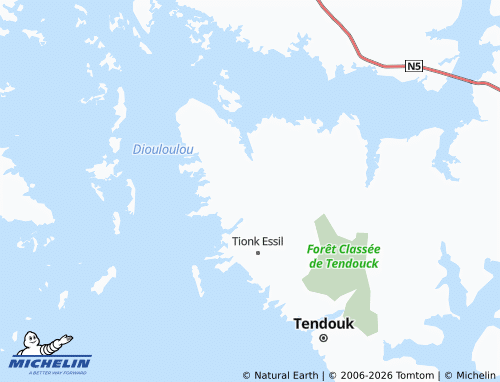 Mapa MICHELIN Kaouadir - ViaMichelin