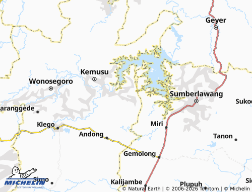 Carte MICHELIN Watugede - ViaMichelin