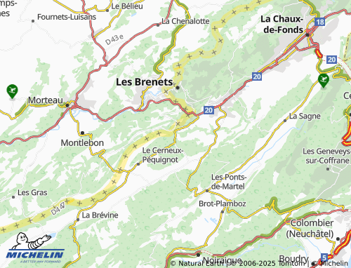 Carte MICHELIN Le Prévoux - ViaMichelin