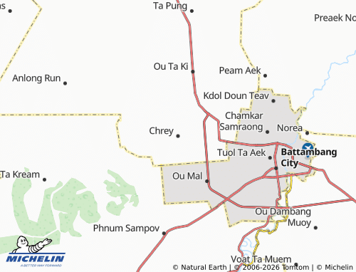 Mapa MICHELIN Chrey - ViaMichelin