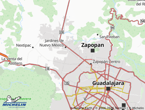 Mappa MICHELIN Jardines del Valle - ViaMichelin