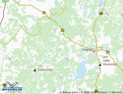 MICHELIN Mägestiku map - ViaMichelin