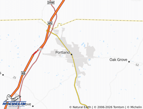 Mapa MICHELIN Portland - ViaMichelin