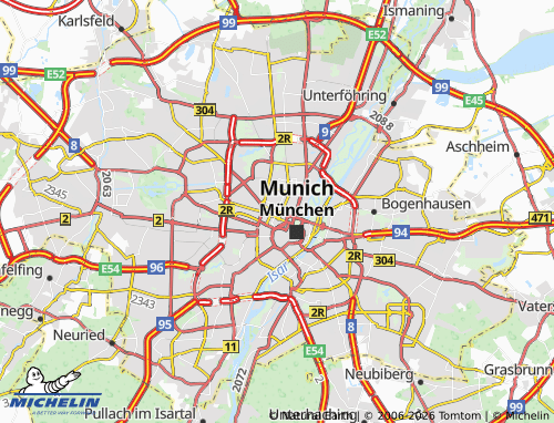 Mapa MICHELIN Maxvorstadt - ViaMichelin