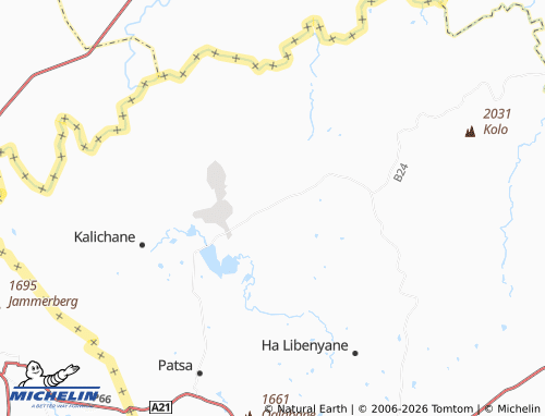 MICHELIN Ha Keketsi map - ViaMichelin