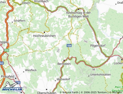 MICHELIN Stuben map - ViaMichelin
