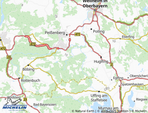 Carte MICHELIN Eyach - ViaMichelin