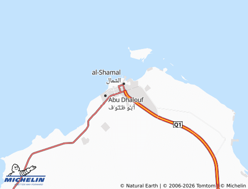 MICHELIN Al Rwais map - ViaMichelin