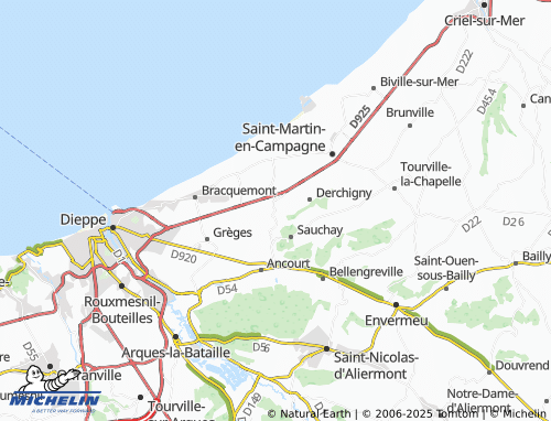 MICHELIN Graincourt map - ViaMichelin