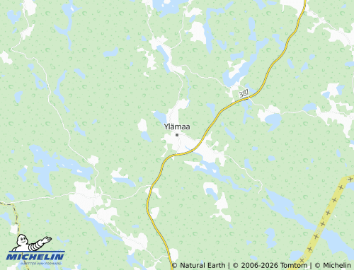 Kaart MICHELIN Ylämaa - ViaMichelin
