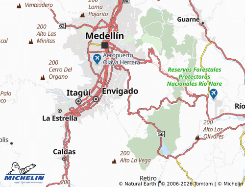 Mappa MICHELIN Suburbano el Tesoro - ViaMichelin