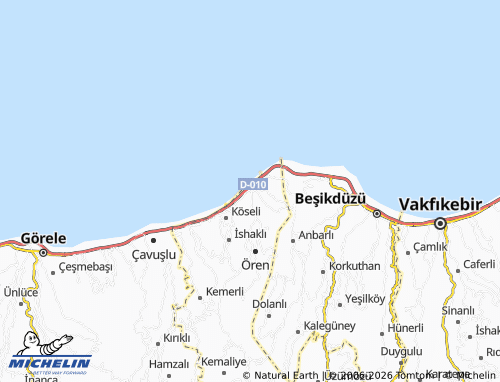 MICHELIN-Landkarte Eynesil - ViaMichelin