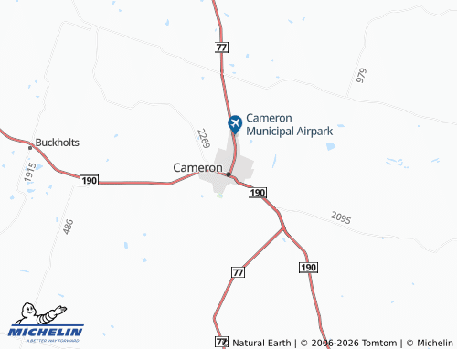 Mappa MICHELIN Cameron - ViaMichelin