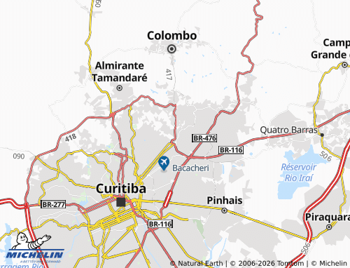 Mappa MICHELIN Santa Cândida - ViaMichelin