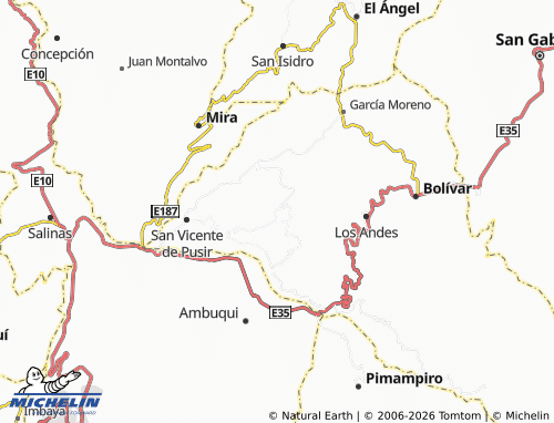 Mapa MICHELIN El Tambo - ViaMichelin