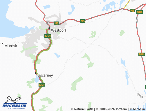 Mapa MICHELIN Aghagower - ViaMichelin