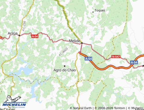 MICHELIN-Landkarte A Lamela - ViaMichelin