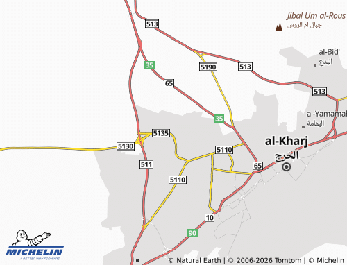 MICHELIN-Landkarte al-Hayathim - ViaMichelin