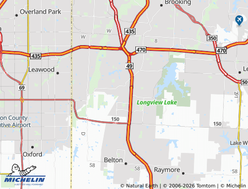 Mapa MICHELIN Grandview - ViaMichelin