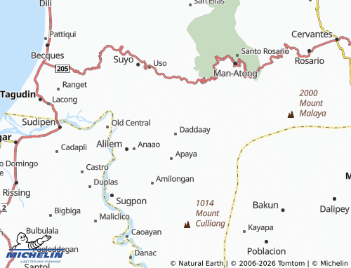 MICHELIN Daddaay map - ViaMichelin