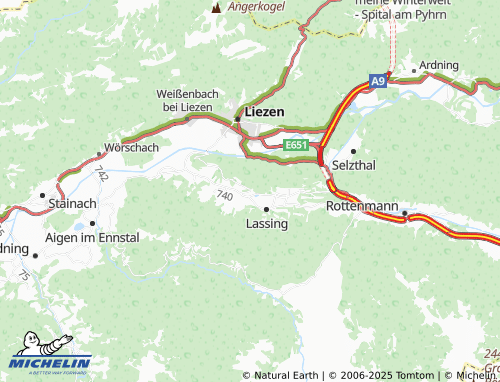 Carte MICHELIN Neusiedl - ViaMichelin