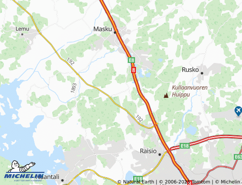 MICHELIN Tanila map - ViaMichelin