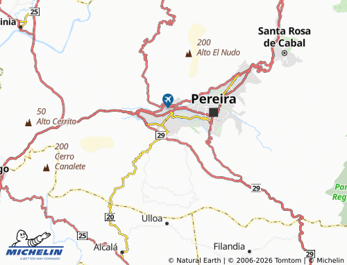 Carte MICHELIN Villa del Sur - ViaMichelin