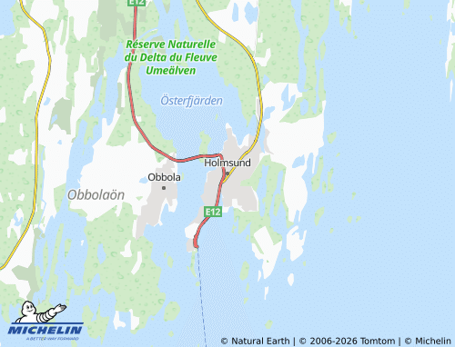 MICHELIN Holmsund map - ViaMichelin