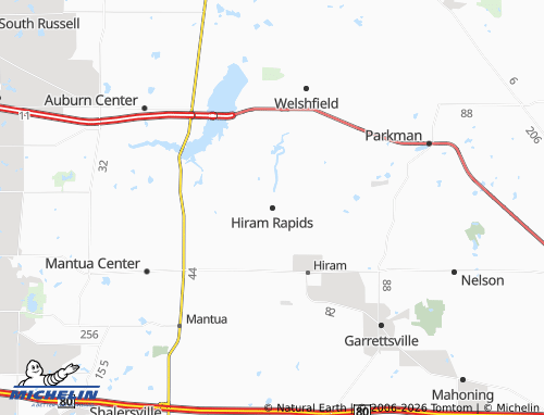 Mapa MICHELIN Hiram Rapids - ViaMichelin