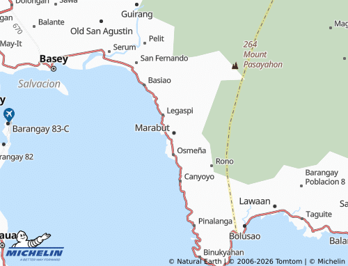 MICHELIN Marabut map - ViaMichelin