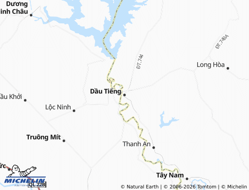 Mapa MICHELIN Dầu Tiếng - ViaMichelin