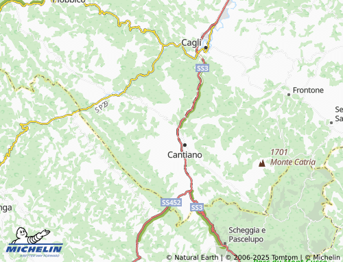 MICHELIN II Piano map - ViaMichelin