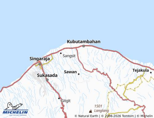 MICHELIN Bengkala map - ViaMichelin