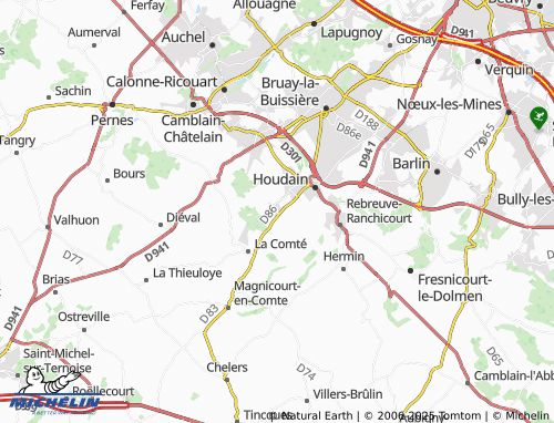 MICHELIN Beugin map - ViaMichelin