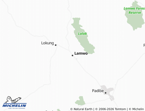 Mappa MICHELIN Lamwo - ViaMichelin