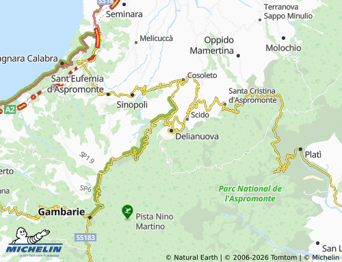Mappa MICHELIN Delianuova - ViaMichelin
